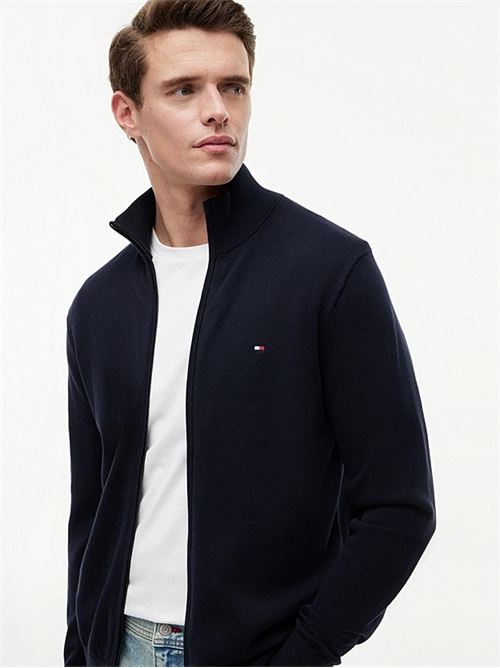 essential cotton zip thru TOMMY HILFIGER | MW0MW36517DW5